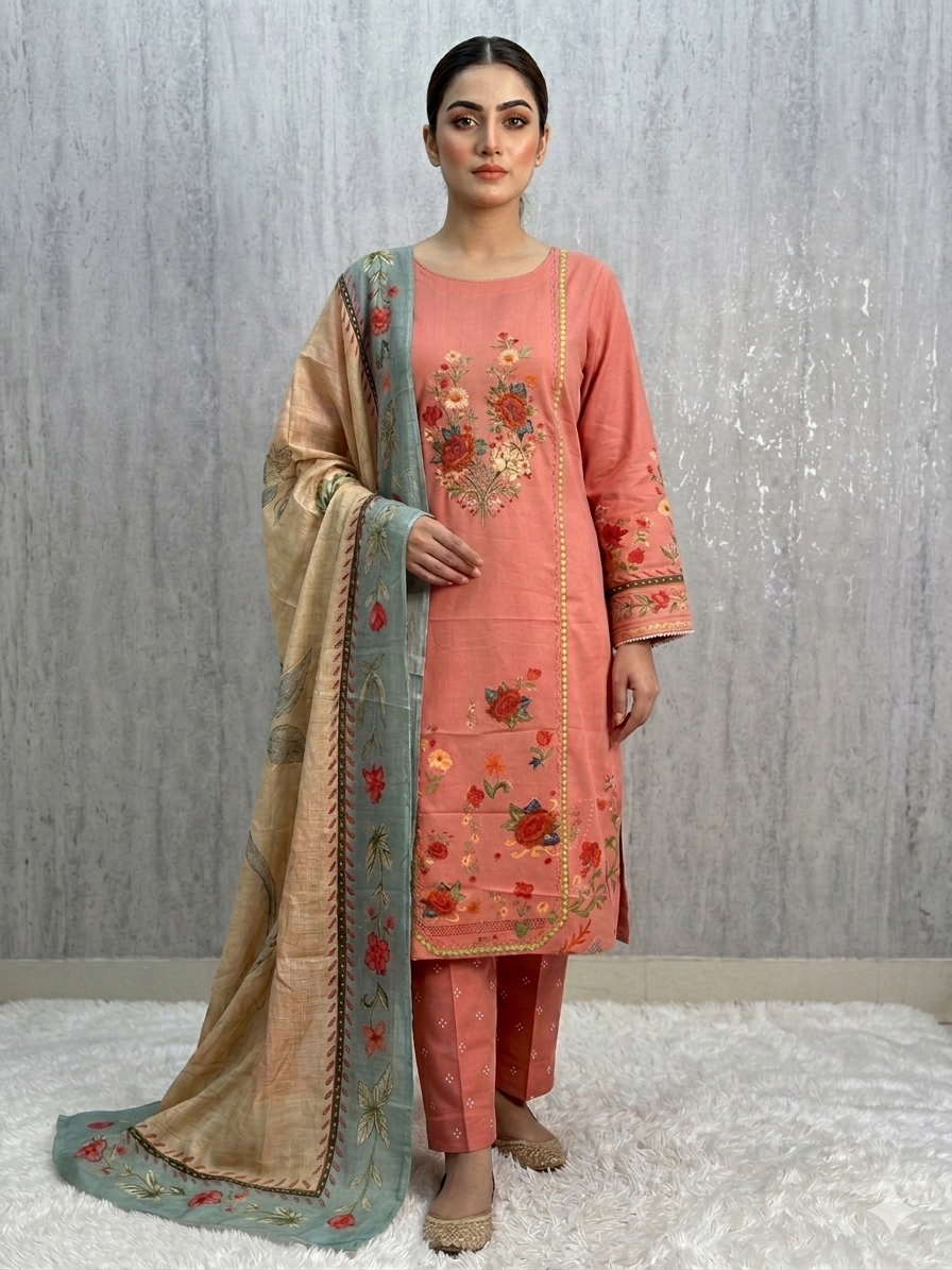 Coco Print Premium Lawn